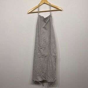Zara Home Blue and White Striped Apron
